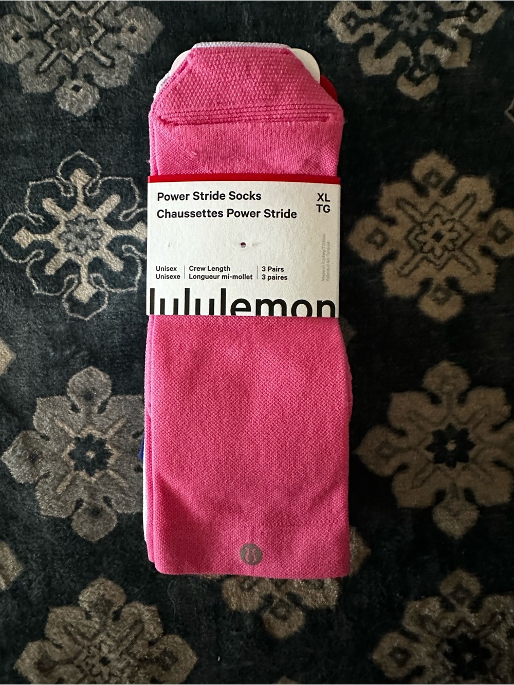 Lululemon Power Stride Crew Socks - 3 Pack - NWT